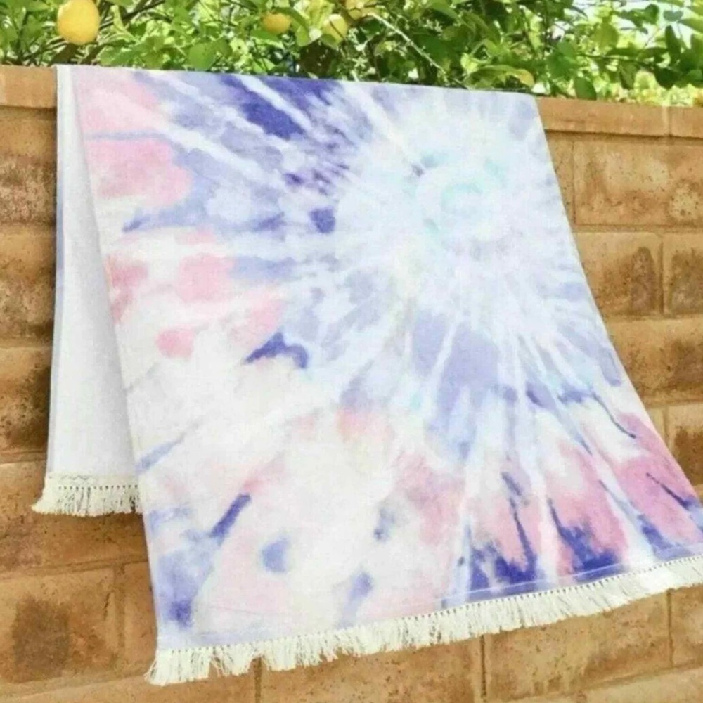L*Space Pastel Tie-Dye Beach Towel